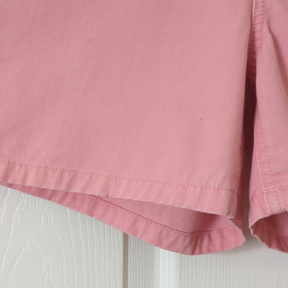Tommy Hilfiger Y2K Vintage Classic Twill Cotton High Waisted Shorts Pink 12 - Picture 9 of 15